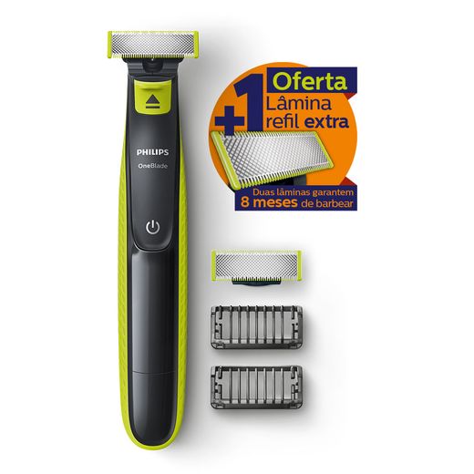 OneBlade Philips - QP2522/10 - Cinza Menor preço em OneBlade Philips - QP2522/10 - Cinza