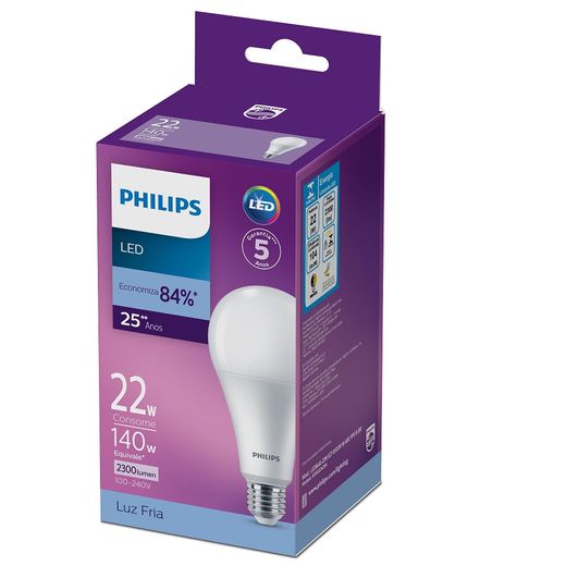 Lâmpada Led Philips Bulbo A97 22W 2300 Lúmens Bivolt - E27 é ruim? Lâmpada Led Philips Bulbo A97 22W 2300 Lúmens Bivolt - E27 é boa?