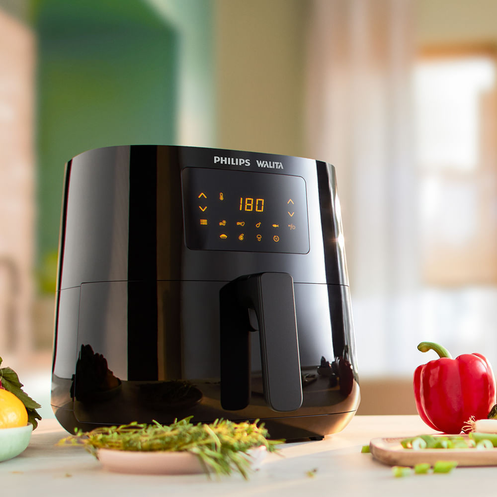 Fritadeira Airfryer Essential XL Digital Philips Walita Preta 2000W RI9270 philips b2e